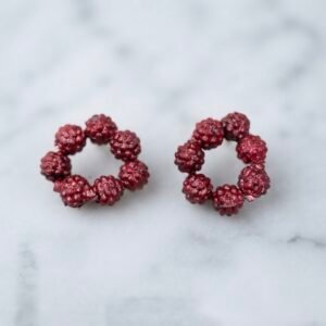 Traditional Rudraksh-Look Beaded Kade – For Radha Rani & Laddu Gopal ✨