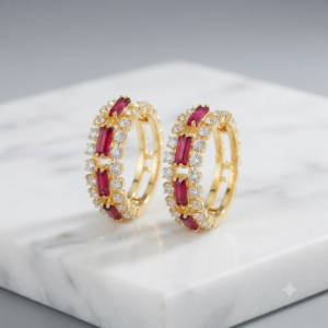 Ruby Jarkan Kundan Kade – For Radha Rani, Laddu Gopal & Mata Rani ❤️✨ 6 to 8 number
