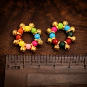 Multicolour Beaded Kade – For Radha Rani, Laddu Gopal & Mata Rani 🌈✨