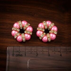 Pink Beaded Jarkan Kada – For Radha Rani, Laddu Gopal & Mata Rani 💗✨